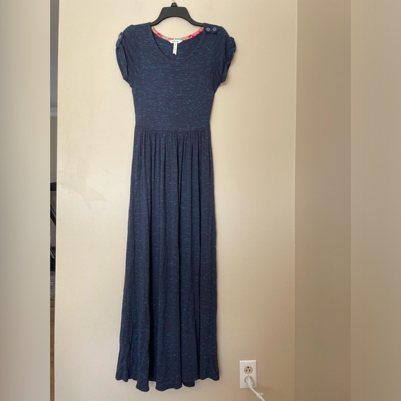 Matilda Jane Curtain Call Blue Maxi Dress Size Medium - Picture 3 of 7